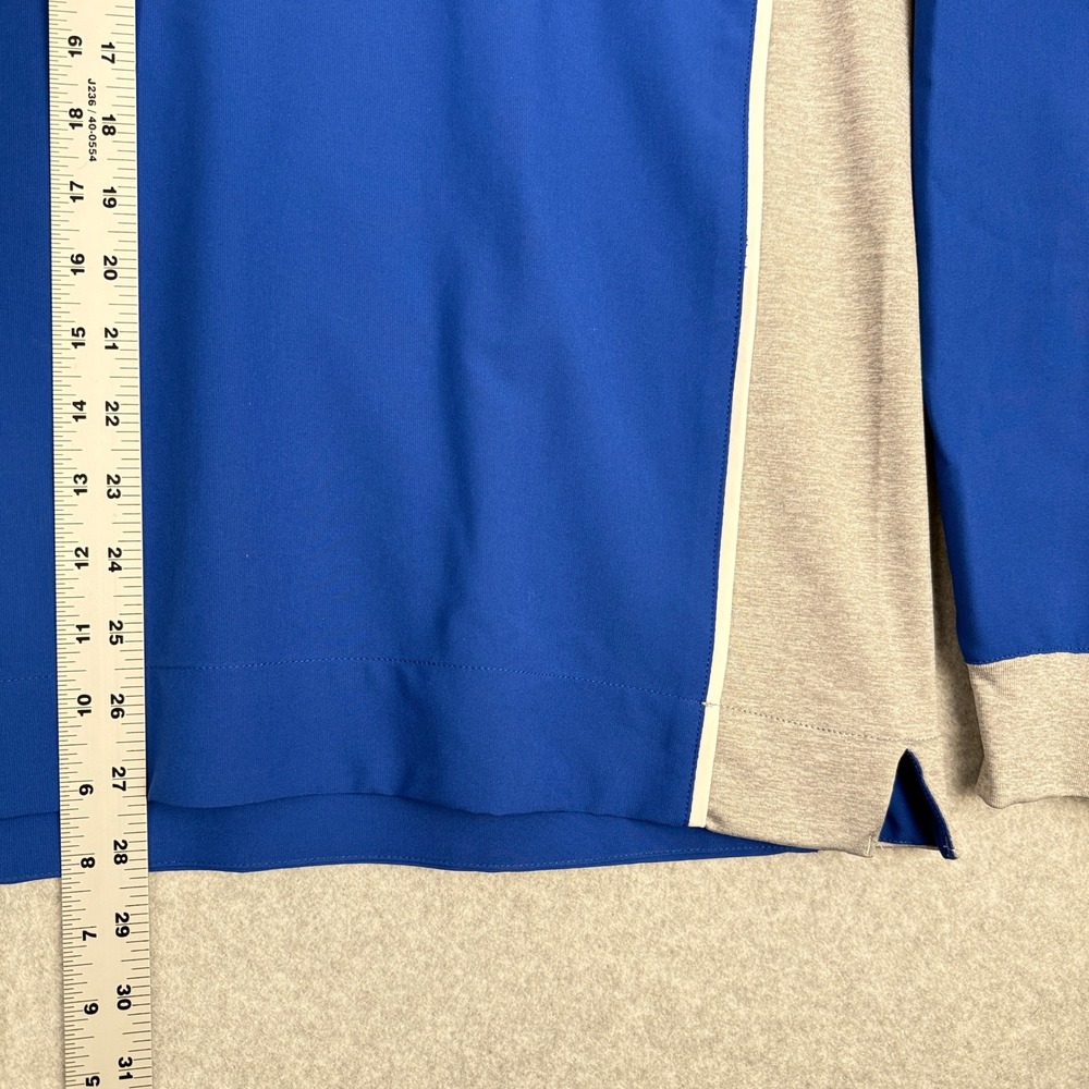 FootJoy  Keene Trace Golf Club 1/4 Zip Pullover Mens Size XL Blue Gray - Picture 4 of 8
